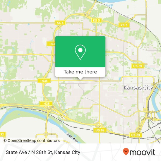 State Ave / N 28th St map