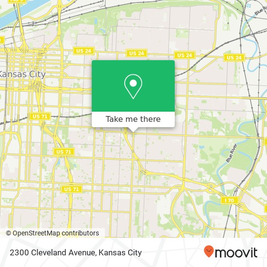Mapa de 2300 Cleveland Avenue