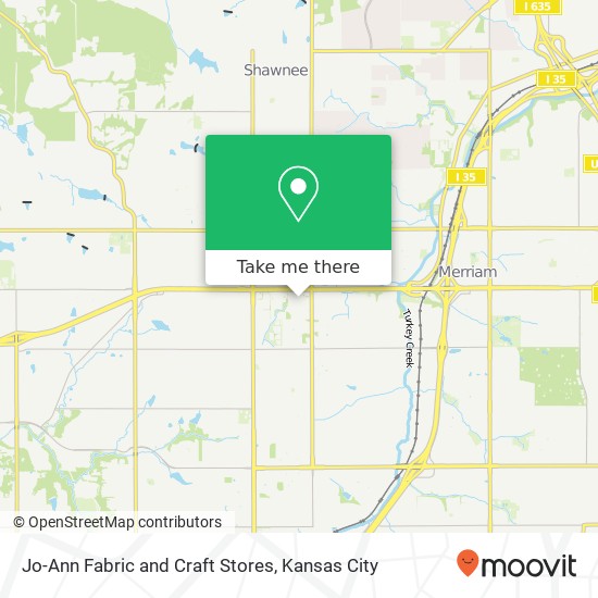 Jo-Ann Fabric and Craft Stores map