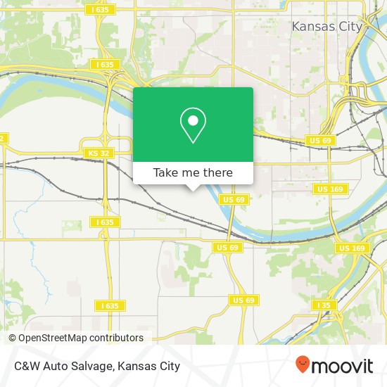 Mapa de C&W Auto Salvage