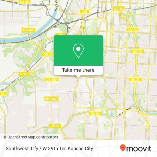 Mapa de Southwest Trfy / W 39th Ter