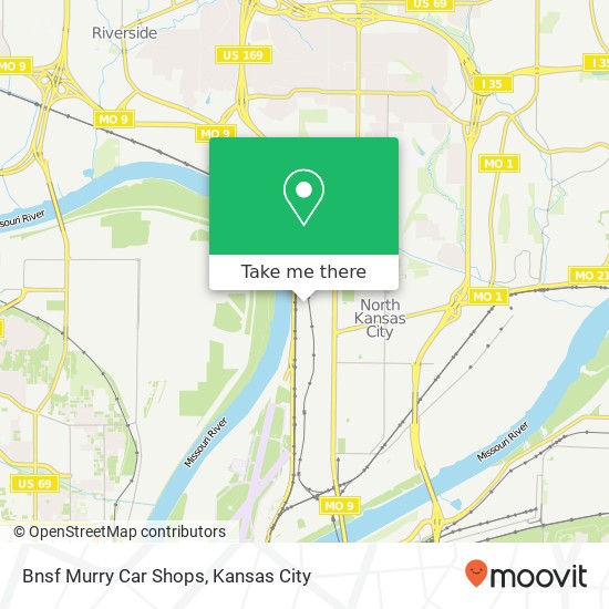 Bnsf Murry Car Shops map