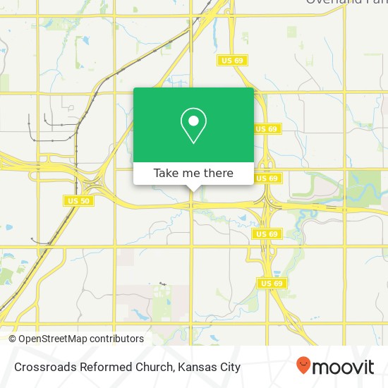 Crossroads Reformed Church map