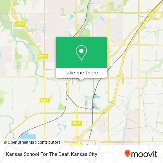Kansas School For The Deaf map