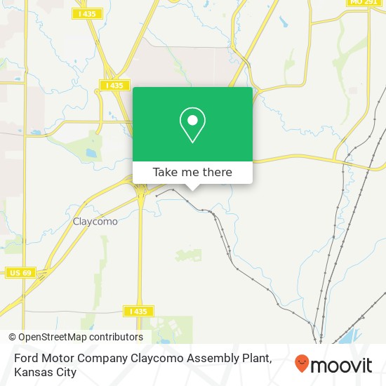 Ford Motor Company Claycomo Assembly Plant map