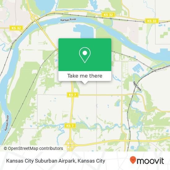 Mapa de Kansas City Suburban Airpark