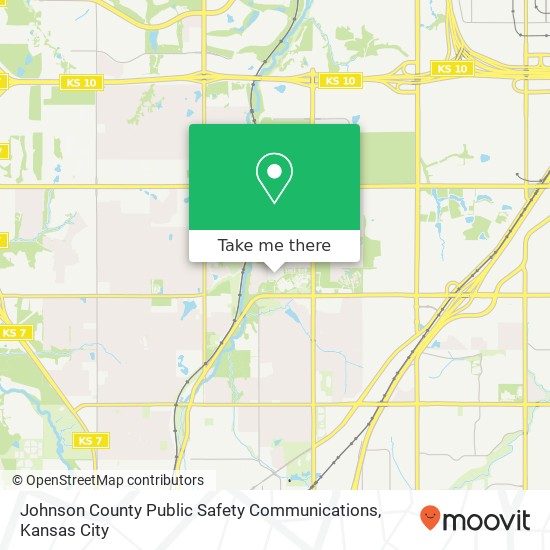 Johnson County Public Safety Communications map