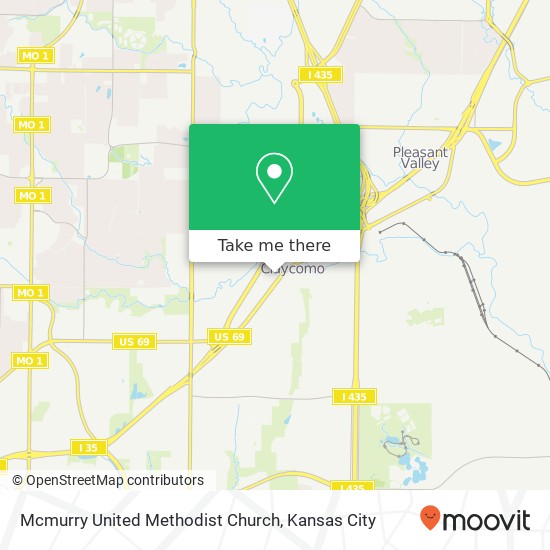 Mapa de Mcmurry United Methodist Church
