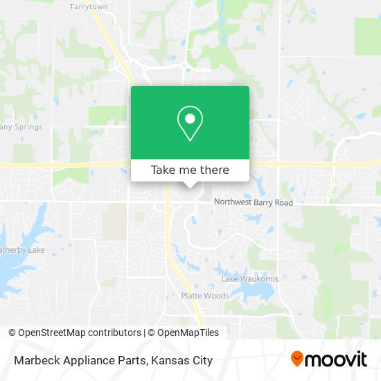 Marbeck Appliance Parts map