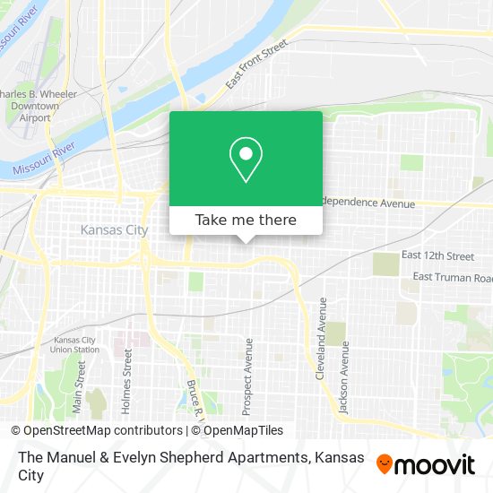 The Manuel & Evelyn Shepherd Apartments map