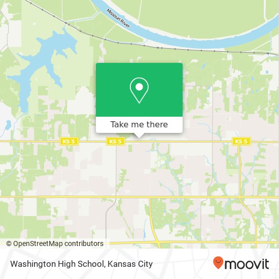 Washington High School map