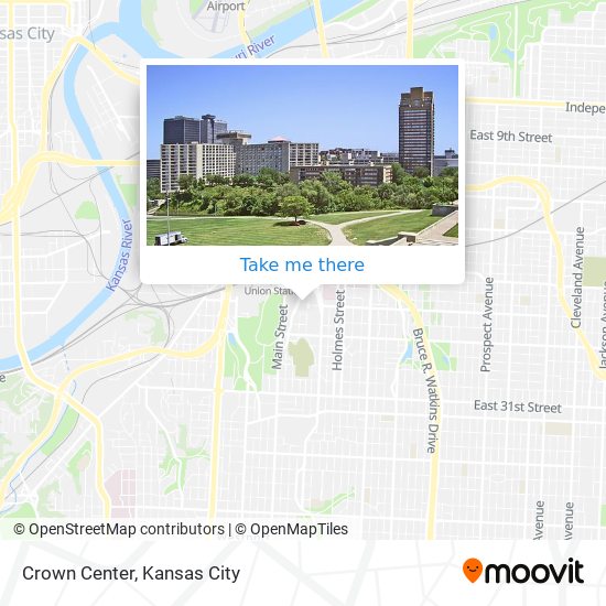 Crown Center map