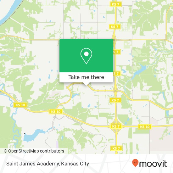 Saint James Academy map