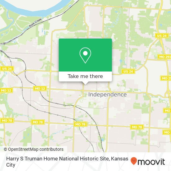 Harry S Truman Home National Historic Site map