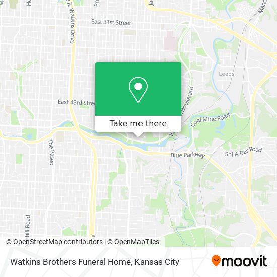 Watkins Brothers Funeral Home map