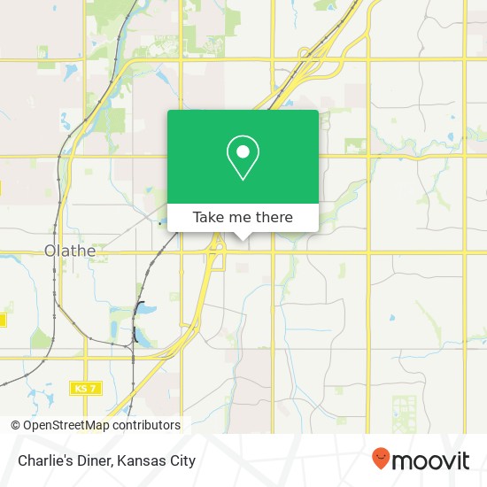 Charlie's Diner map