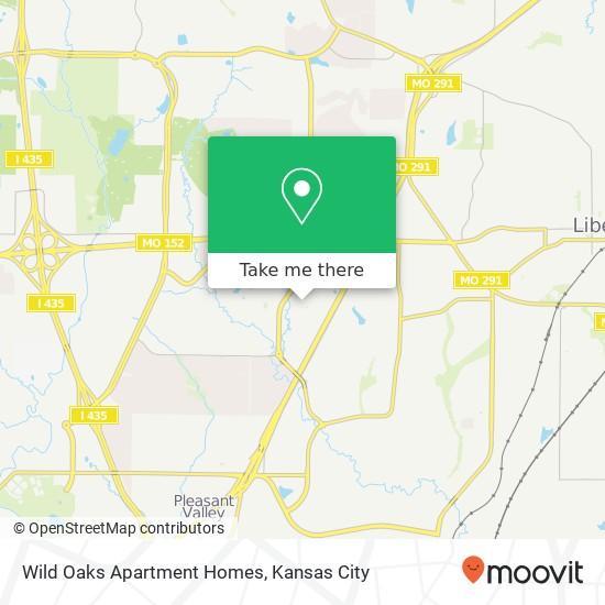 Wild Oaks Apartment Homes map