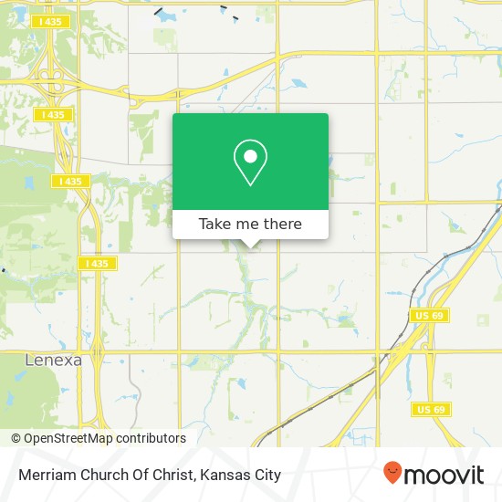 Merriam Church Of Christ map