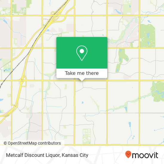 Mapa de Metcalf Discount Liquor