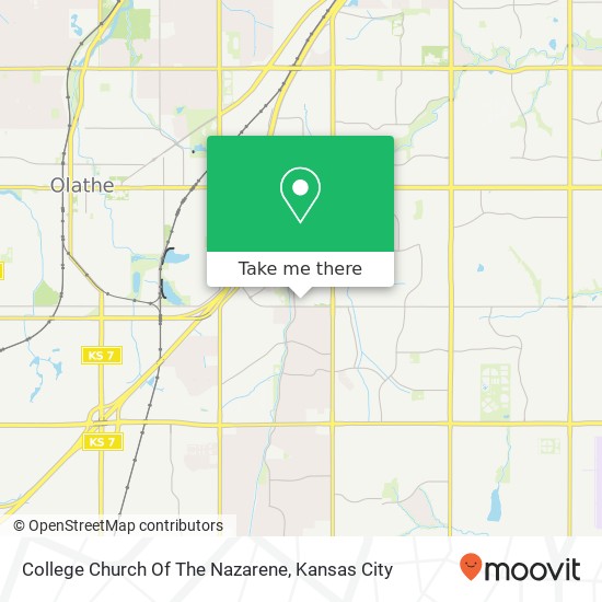 Mapa de College Church Of The Nazarene