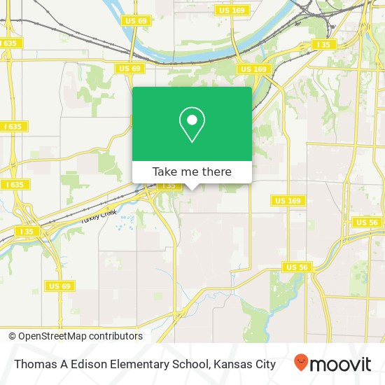 Mapa de Thomas A Edison Elementary School