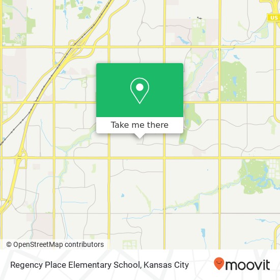 Regency Place Elementary School map
