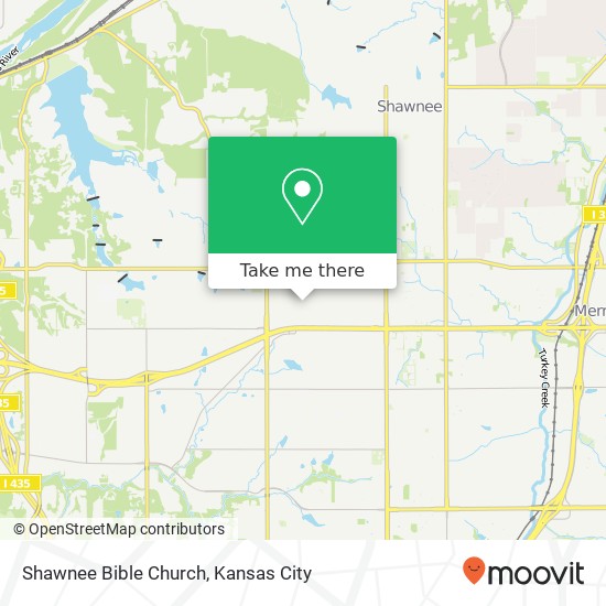 Shawnee Bible Church map