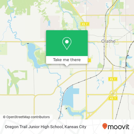 Oregon Trail Junior High School map