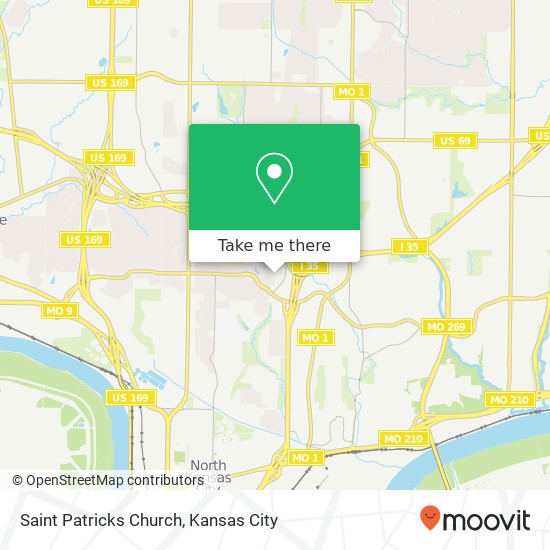 Saint Patricks Church map