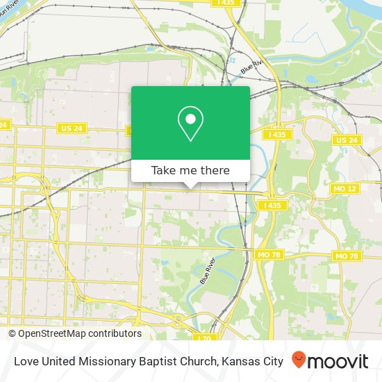 Mapa de Love United Missionary Baptist Church