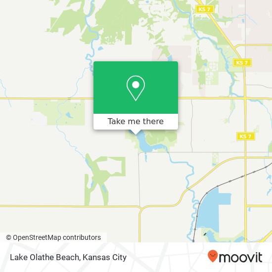 Mapa de Lake Olathe Beach