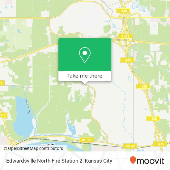 Mapa de Edwardsville North Fire Station 2
