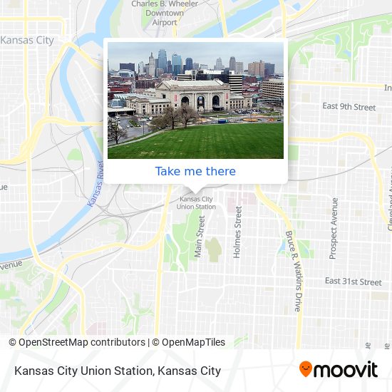 Kansas City Union Station map