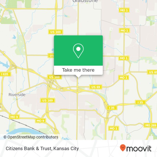 Citizens Bank & Trust map