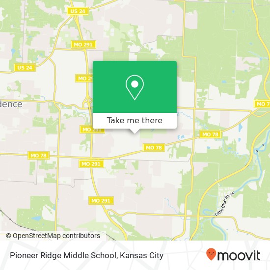 Pioneer Ridge Middle School map