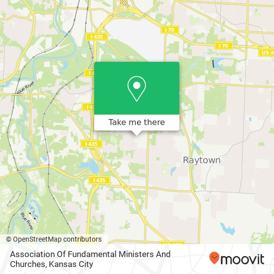 Association Of Fundamental Ministers And Churches map