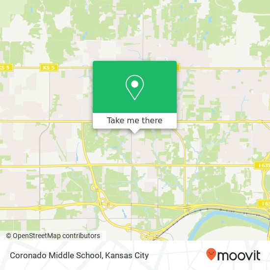 Mapa de Coronado Middle School