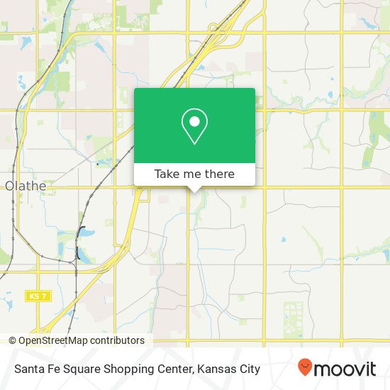 Mapa de Santa Fe Square Shopping Center