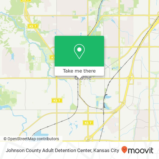 Johnson County Adult Detention Center map