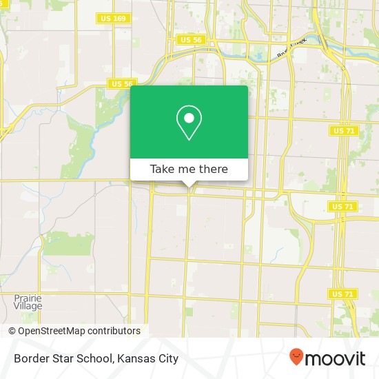 Border Star School map