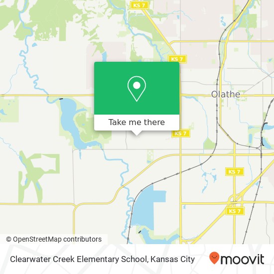 Clearwater Creek Elementary School map