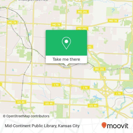 Mid-Continent Public Library map