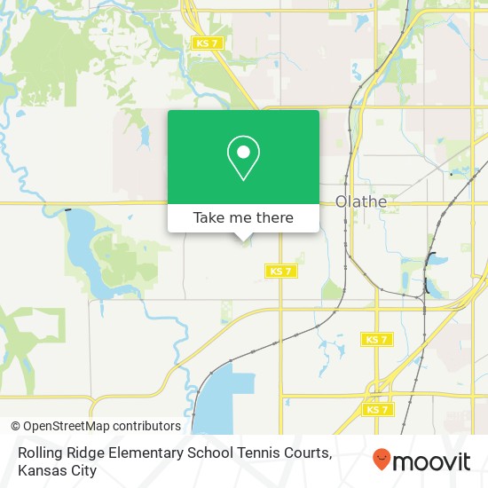 Mapa de Rolling Ridge Elementary School Tennis Courts