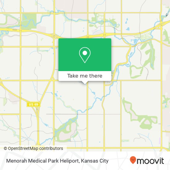 Menorah Medical Park Heliport map