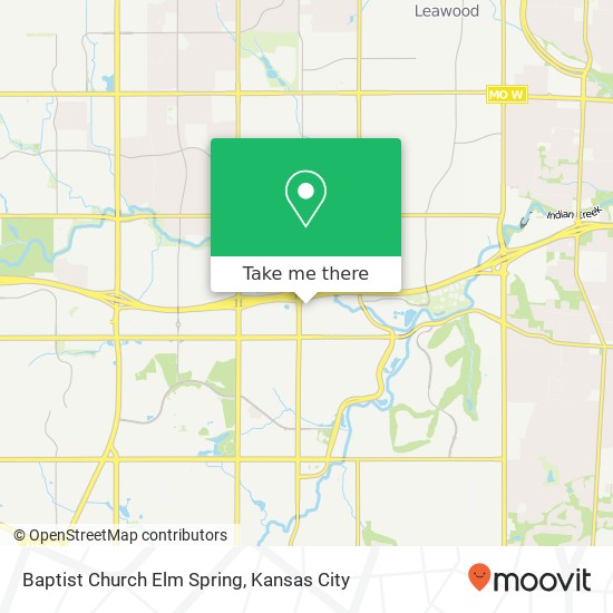 Mapa de Baptist Church Elm Spring