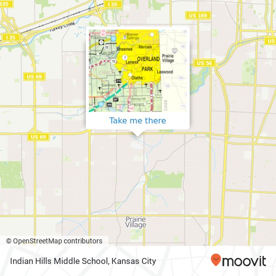 Indian Hills Middle School map