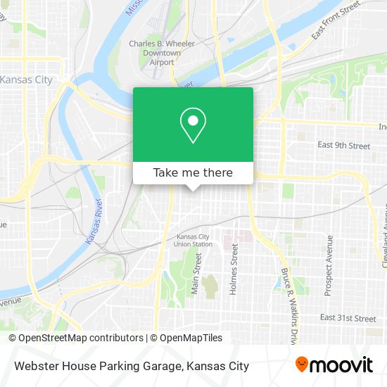 Mapa de Webster House Parking Garage