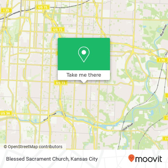 Mapa de Blessed Sacrament Church
