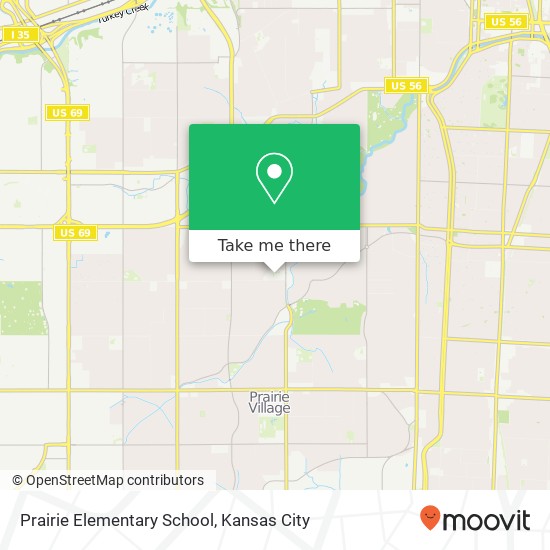 Mapa de Prairie Elementary School