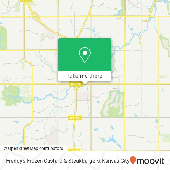 Mapa de Freddy's Frozen Custard & Steakburgers